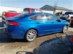 2017 Ford Fusion Se Синий vin: 3FA6P0H74HR228009
