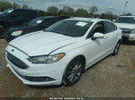 2017 Ford Fusion Se White vin: 3FA6P0H74HR355620