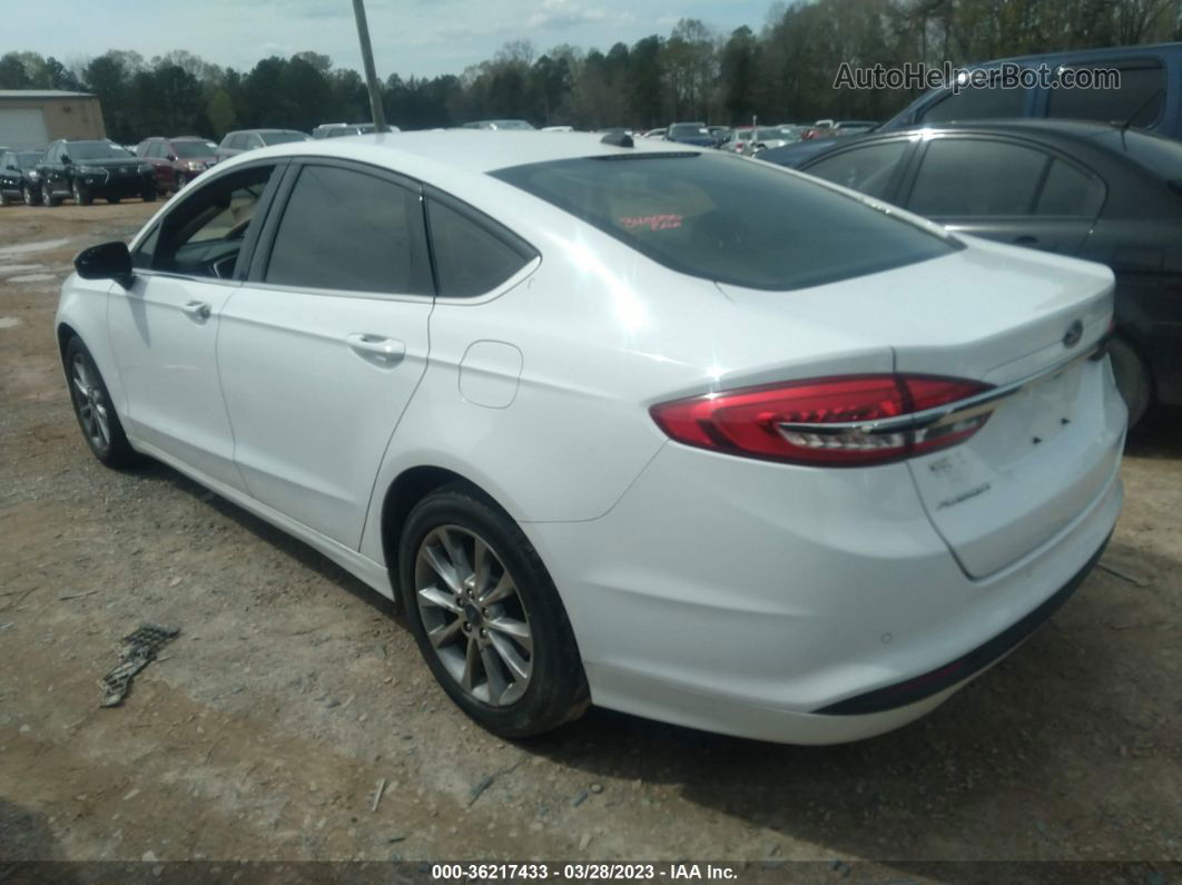 2017 Ford Fusion Se Белый vin: 3FA6P0H74HR355620