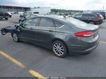 2017 Ford Fusion Se Gray vin: 3FA6P0H74HR410759