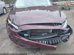 2018 Ford Fusion Se Burgundy vin: 3FA6P0H74JR114534