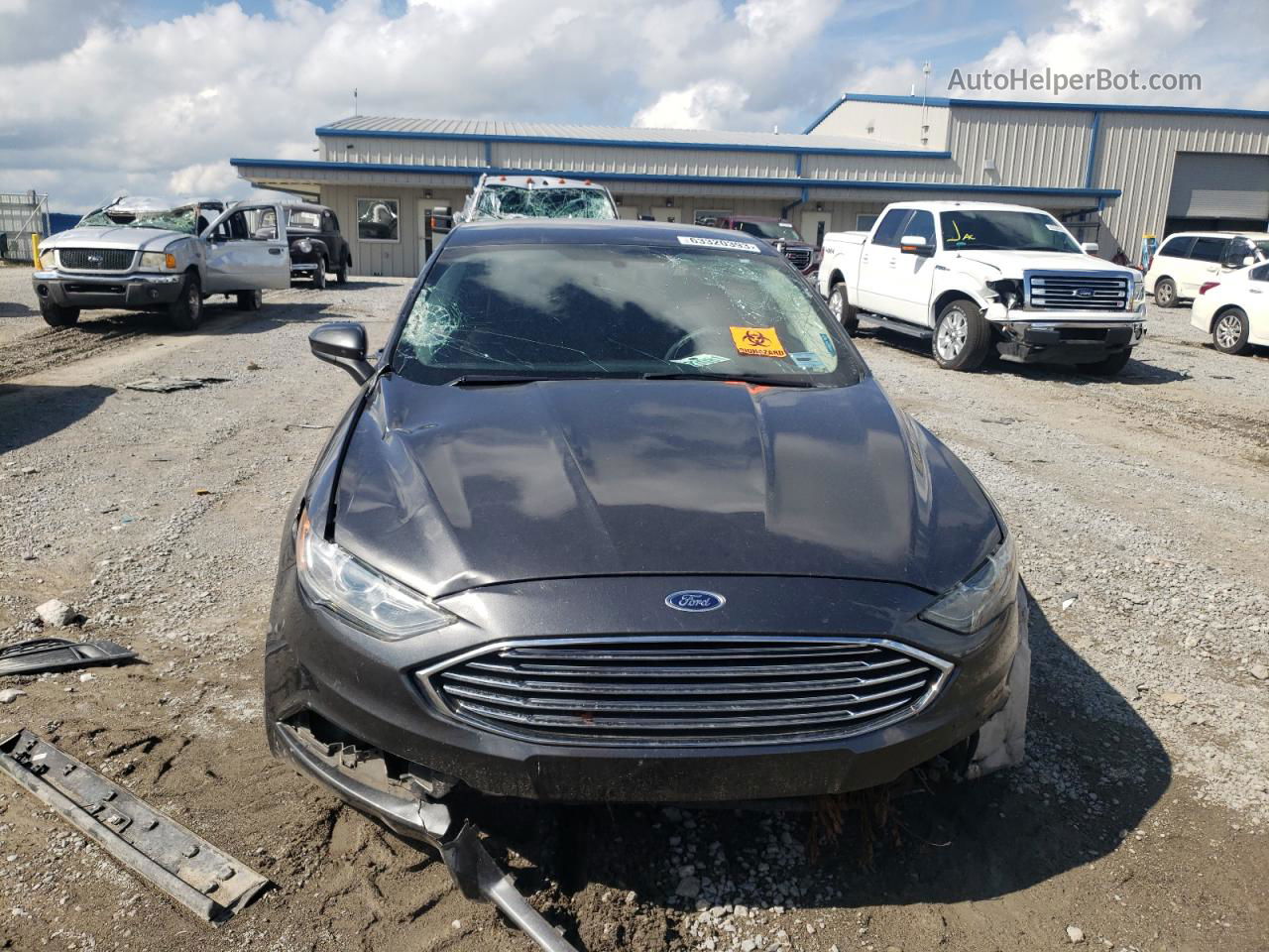 2018 Ford Fusion Se Charcoal vin: 3FA6P0H74JR174698