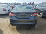 2018 Ford Fusion Se Gray vin: 3FA6P0H74JR176662