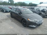 2018 Ford Fusion Se Gray vin: 3FA6P0H74JR184650