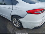 2020 Ford Fusion Se White vin: 3FA6P0H74LR128999