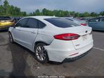 2020 Ford Fusion Se White vin: 3FA6P0H74LR128999