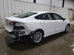 2020 Ford Fusion Se White vin: 3FA6P0H74LR129120