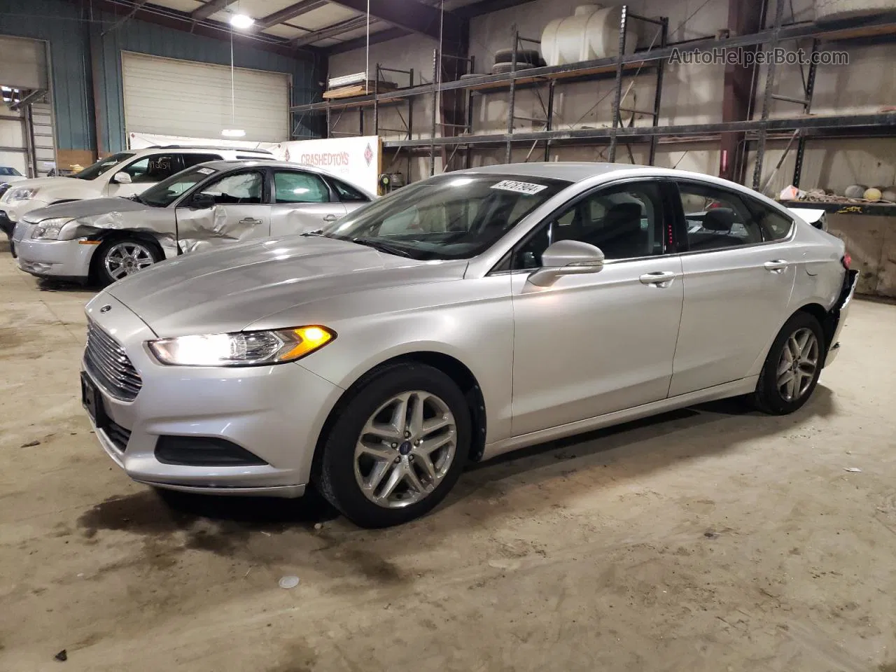 2013 Ford Fusion Se Silver vin: 3FA6P0H75DR103773