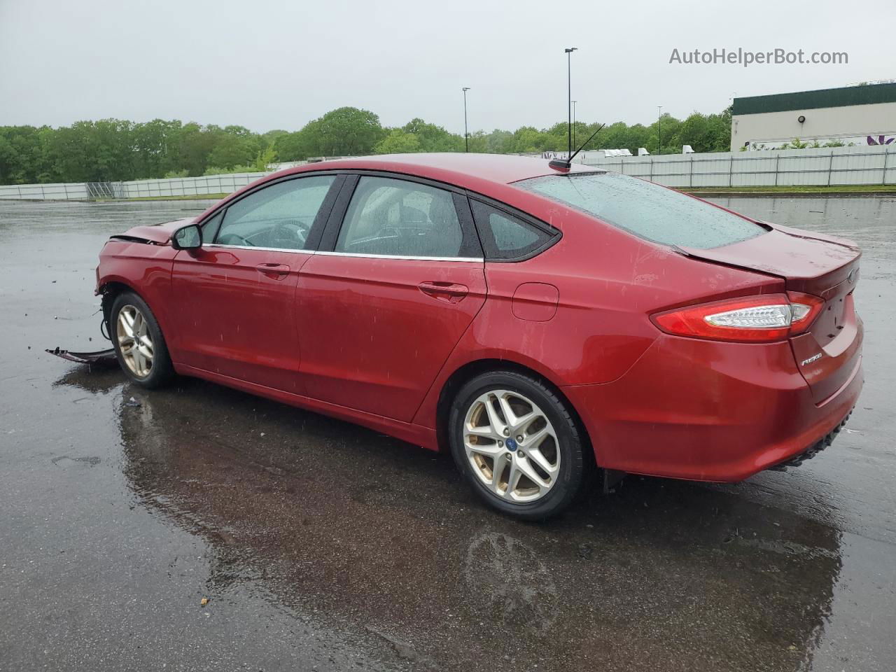 2013 Ford Fusion Se Red vin: 3FA6P0H75DR130066