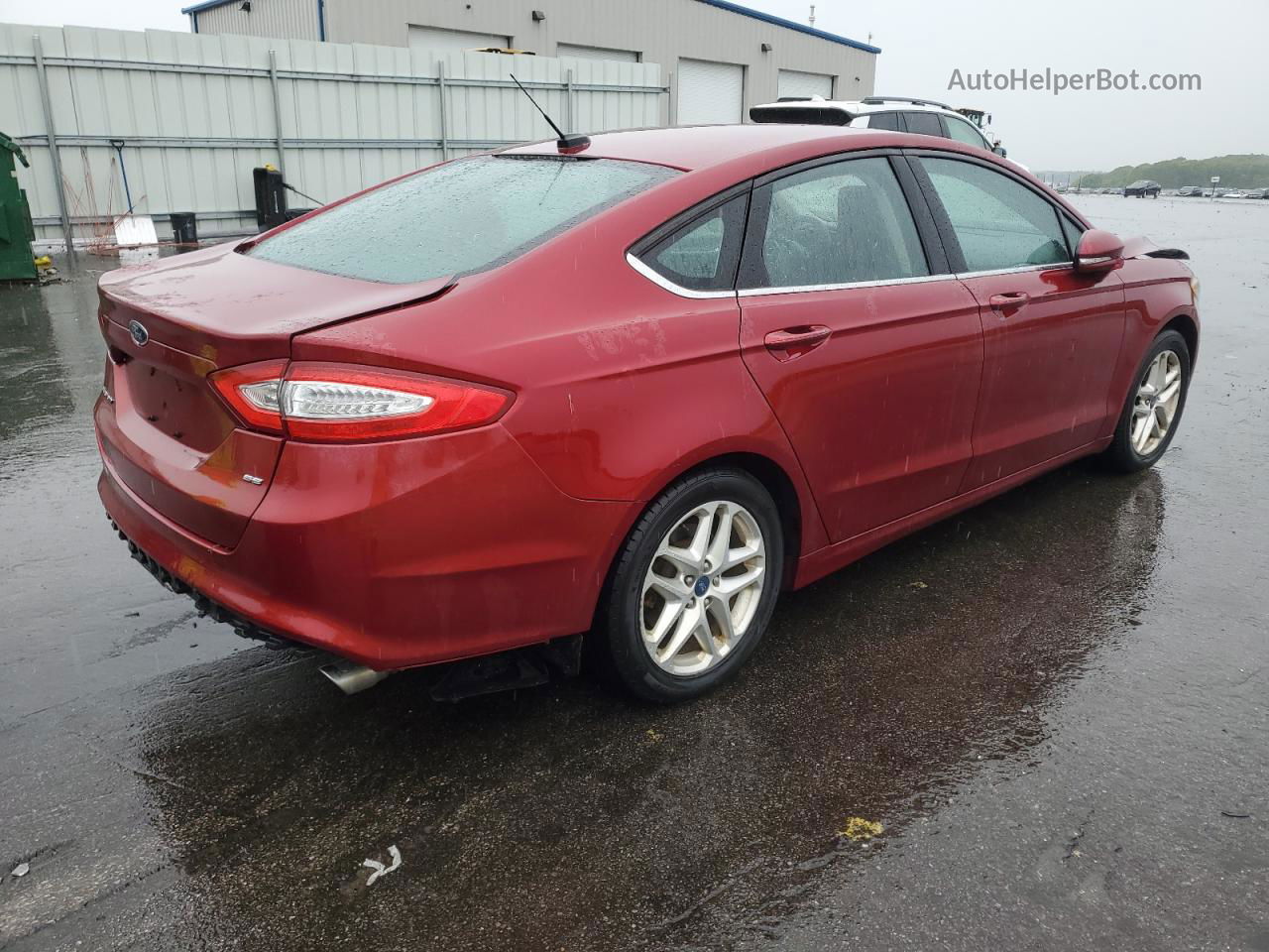 2013 Ford Fusion Se Red vin: 3FA6P0H75DR130066