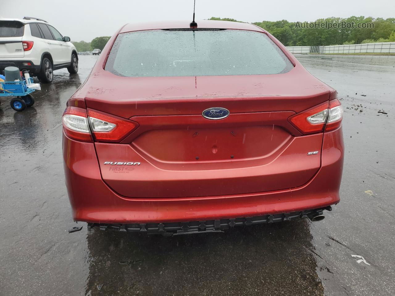 2013 Ford Fusion Se Красный vin: 3FA6P0H75DR130066