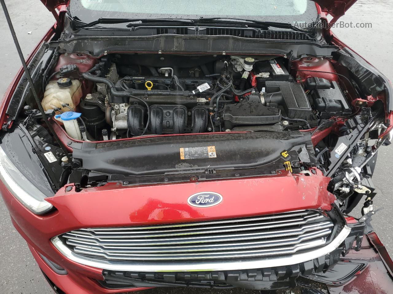 2013 Ford Fusion Se Красный vin: 3FA6P0H75DR130066