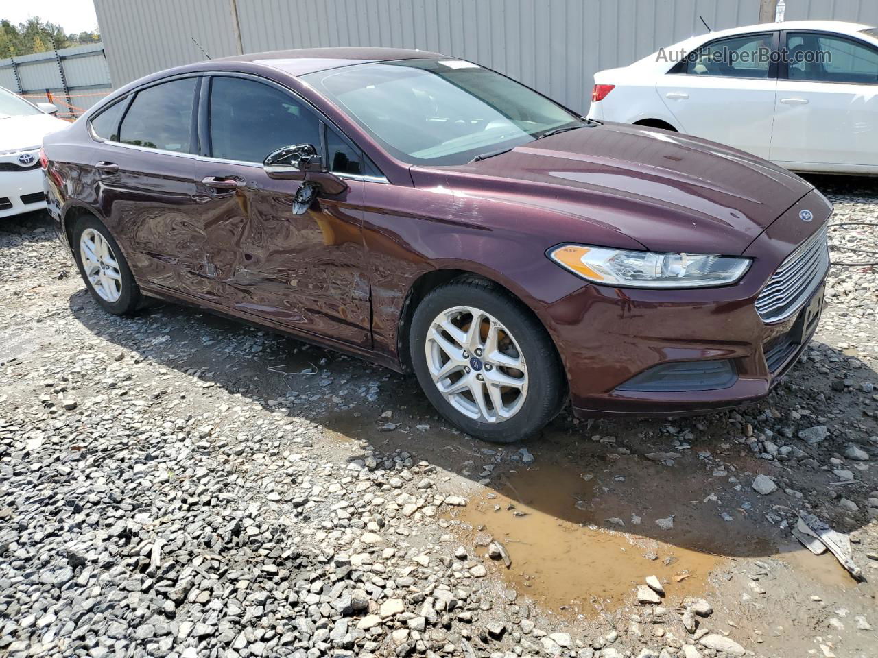 2013 Ford Fusion Se Burgundy vin: 3FA6P0H75DR213335