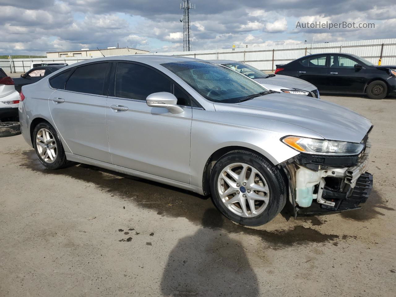 2013 Ford Fusion Se Silver vin: 3FA6P0H75DR311409