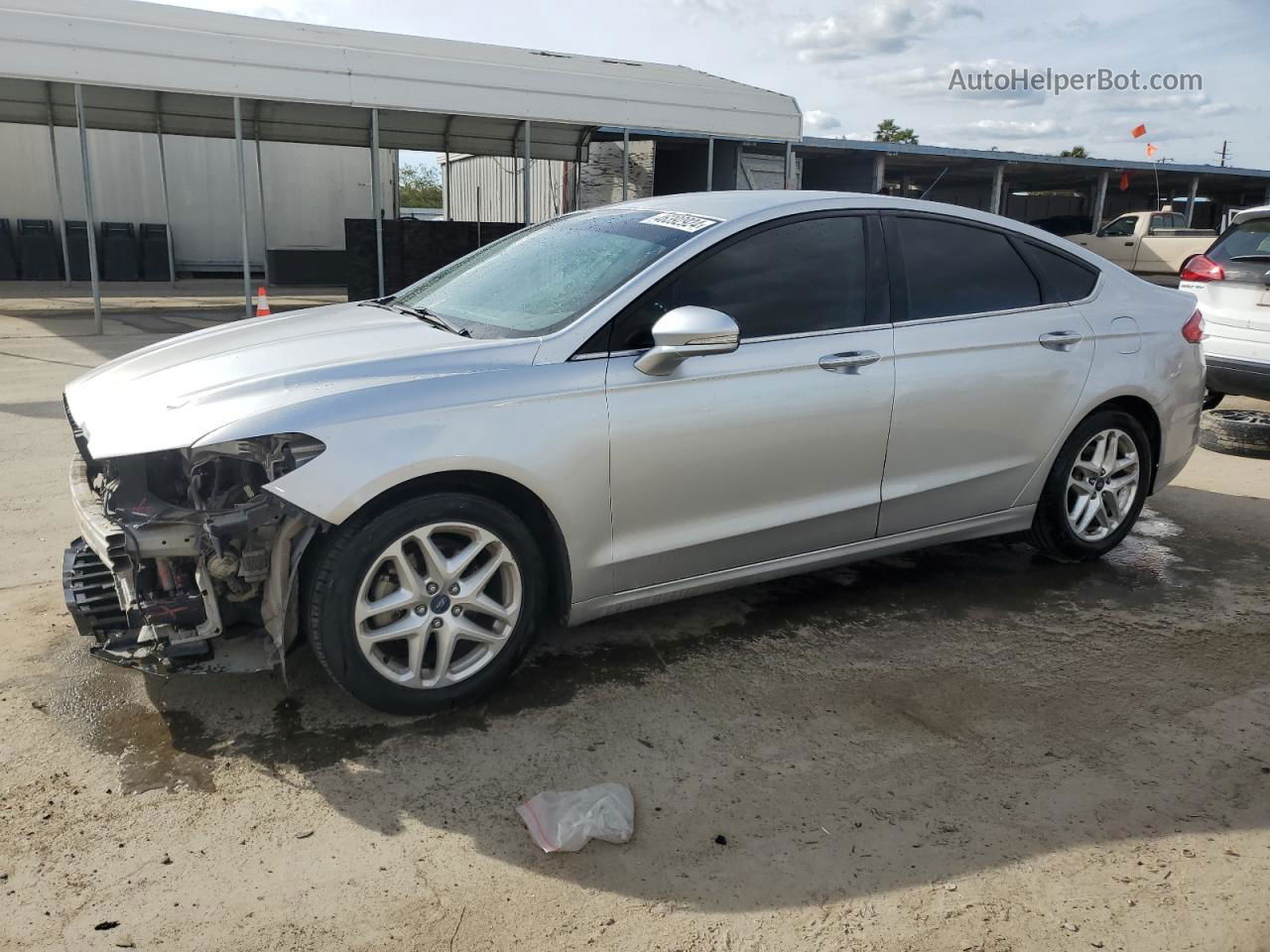 2013 Ford Fusion Se Silver vin: 3FA6P0H75DR311409