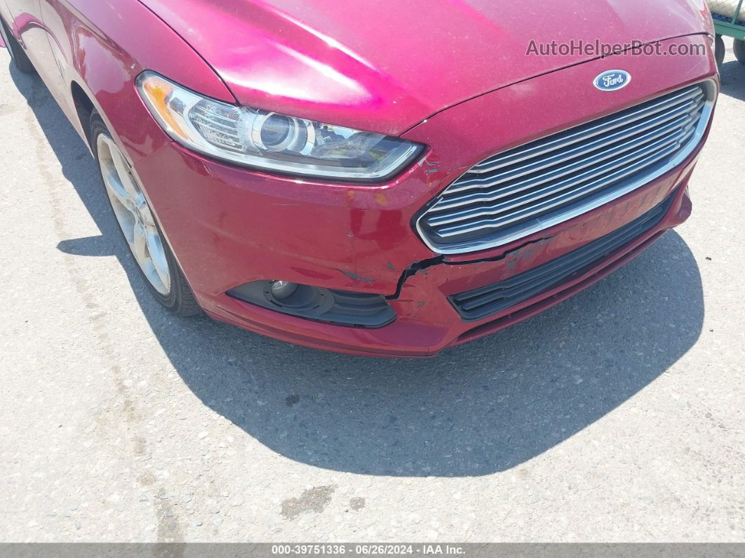 2014 Ford Fusion Se Красный vin: 3FA6P0H75ER120896