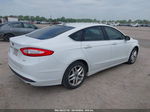 2014 Ford Fusion Se White vin: 3FA6P0H75ER148830