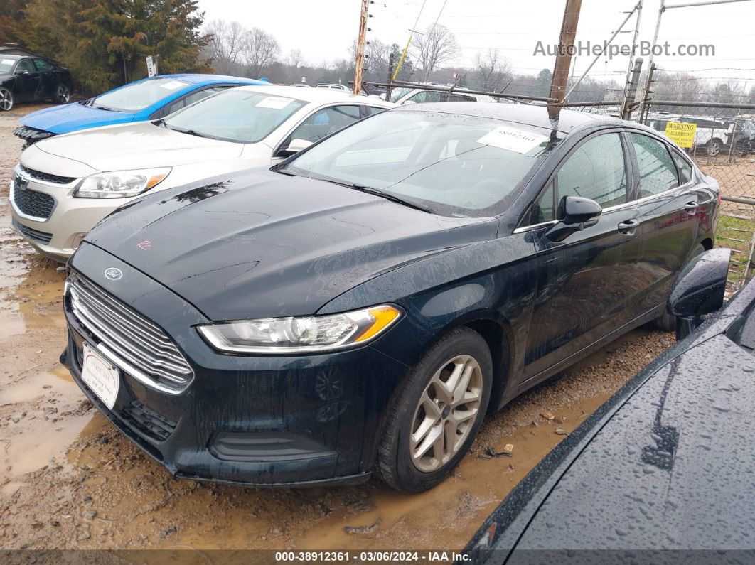 2014 Ford Fusion Se Black vin: 3FA6P0H75ER181584