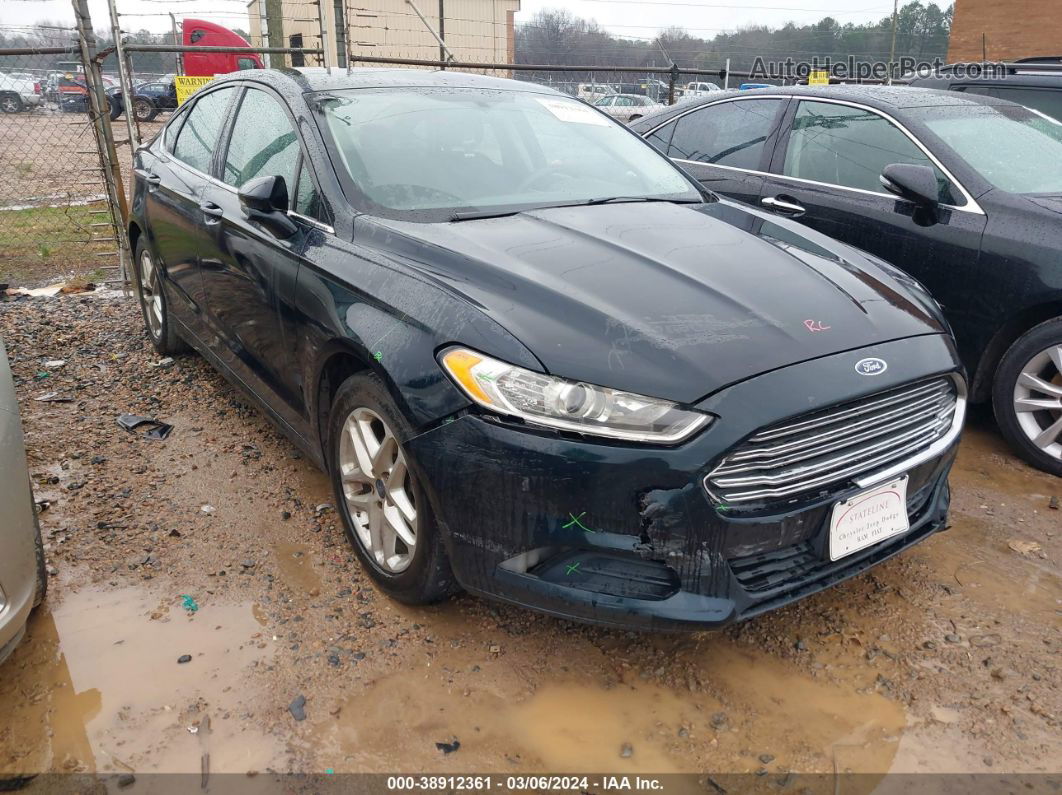 2014 Ford Fusion Se Black vin: 3FA6P0H75ER181584