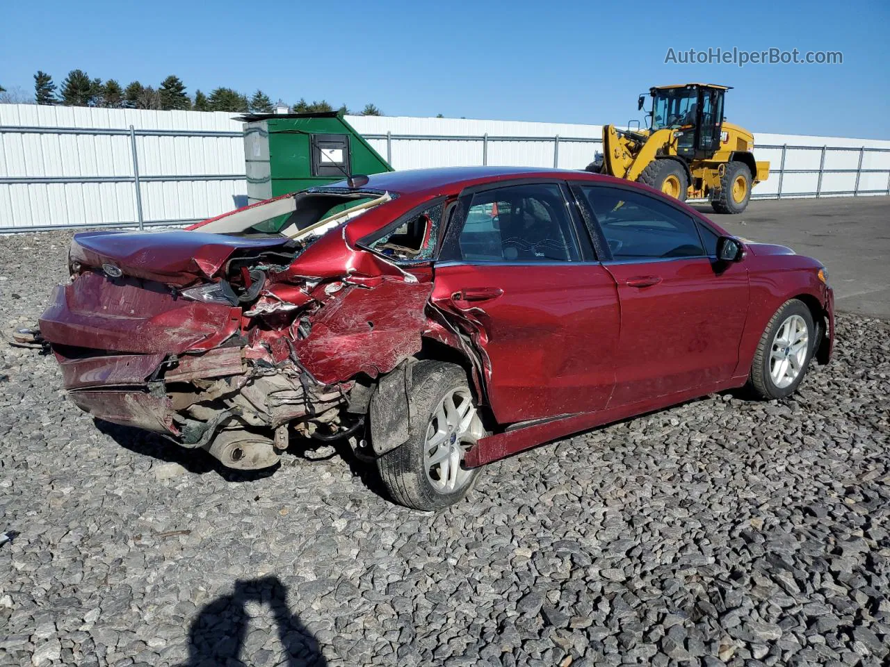 2014 Ford Fusion Se Red vin: 3FA6P0H75ER202482