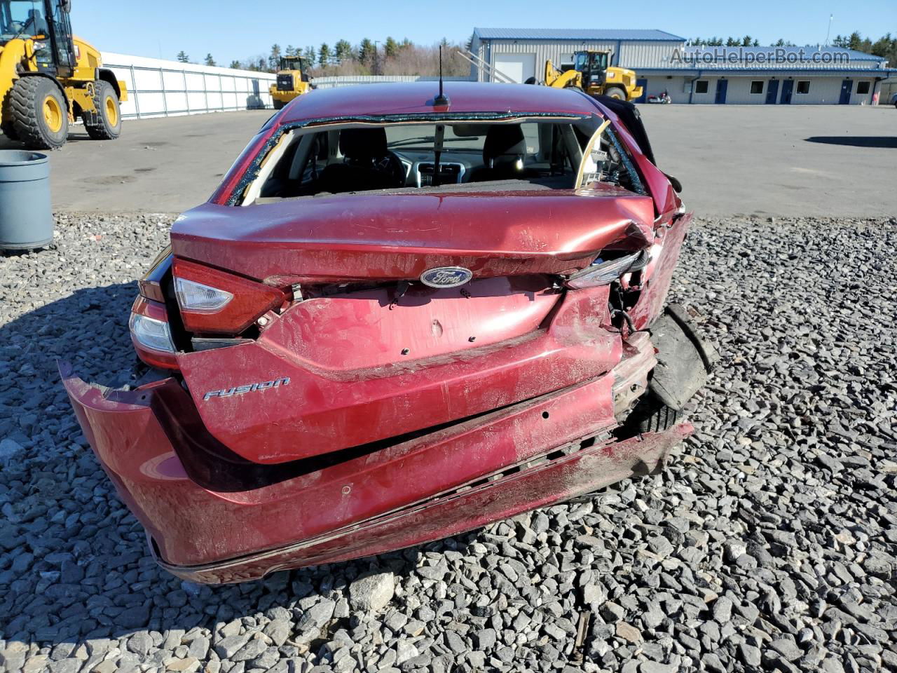 2014 Ford Fusion Se Red vin: 3FA6P0H75ER202482