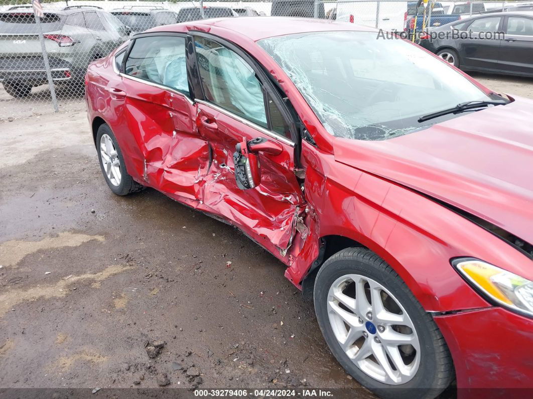 2014 Ford Fusion Se Maroon vin: 3FA6P0H75ER262214