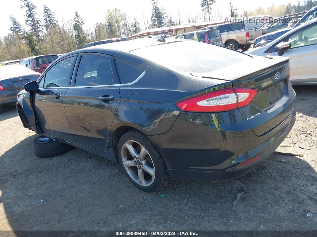 2014 Ford Fusion Se Black vin: 3FA6P0H75ER285542