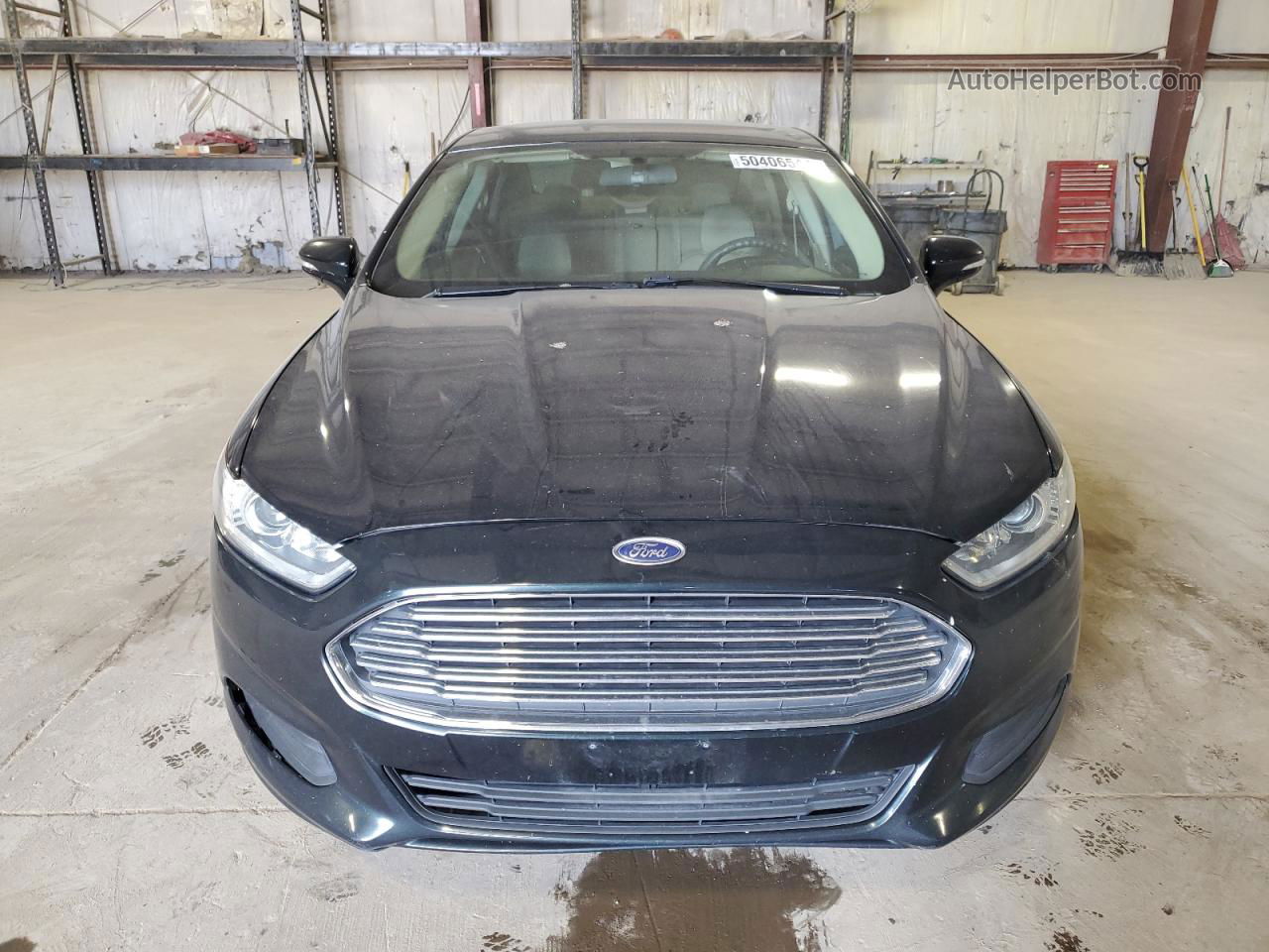 2014 Ford Fusion Se Черный vin: 3FA6P0H75ER291986