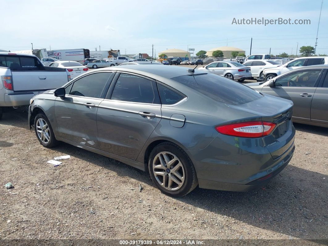 2014 Ford Fusion Se Gray vin: 3FA6P0H75ER336893