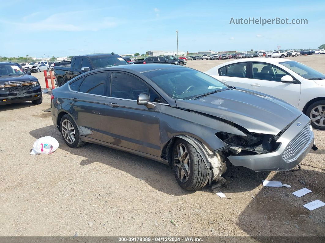 2014 Ford Fusion Se Серый vin: 3FA6P0H75ER336893