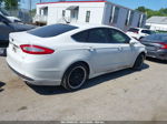 2014 Ford Fusion Se White vin: 3FA6P0H75ER351135