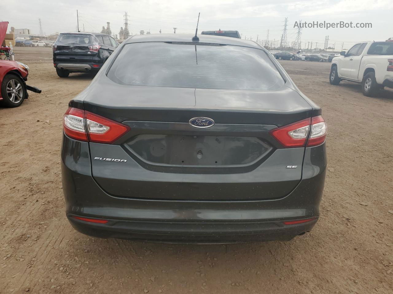 2015 Ford Fusion Se Black vin: 3FA6P0H75FR183689