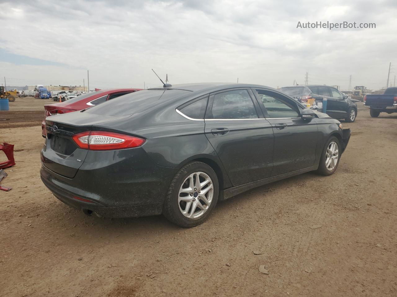 2015 Ford Fusion Se Black vin: 3FA6P0H75FR183689