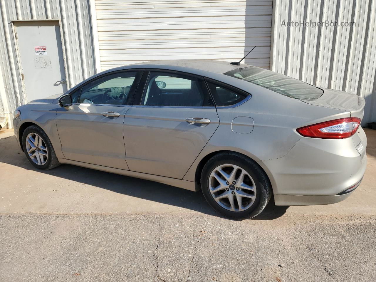 2015 Ford Fusion Se Beige vin: 3FA6P0H75FR231465