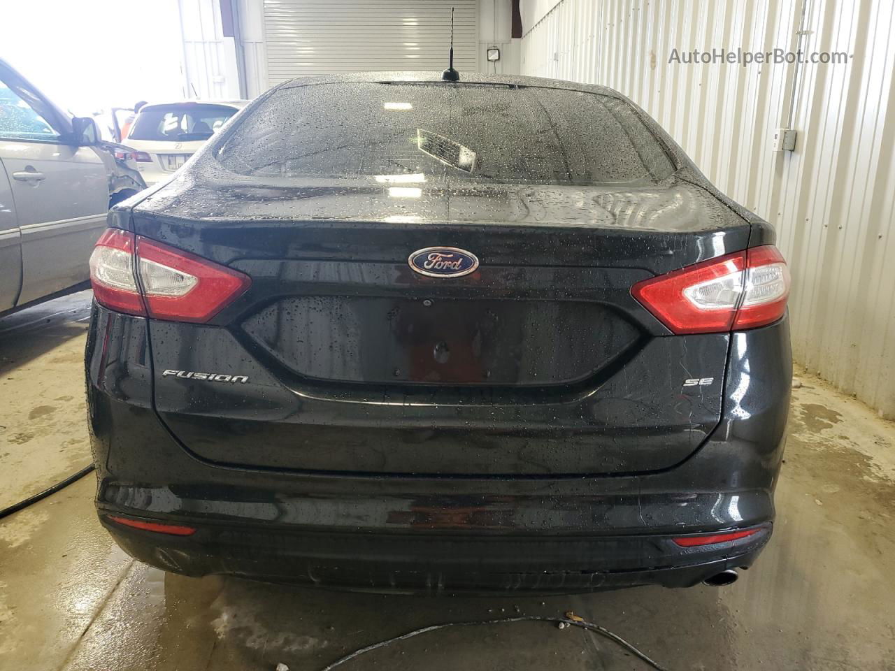 2015 Ford Fusion Se Black vin: 3FA6P0H75FR258374