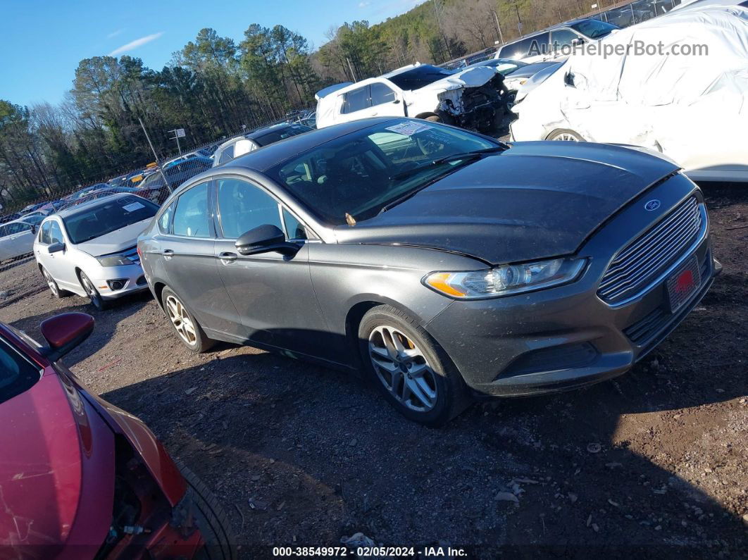 2015 Ford Fusion Se Gray vin: 3FA6P0H75FR288572