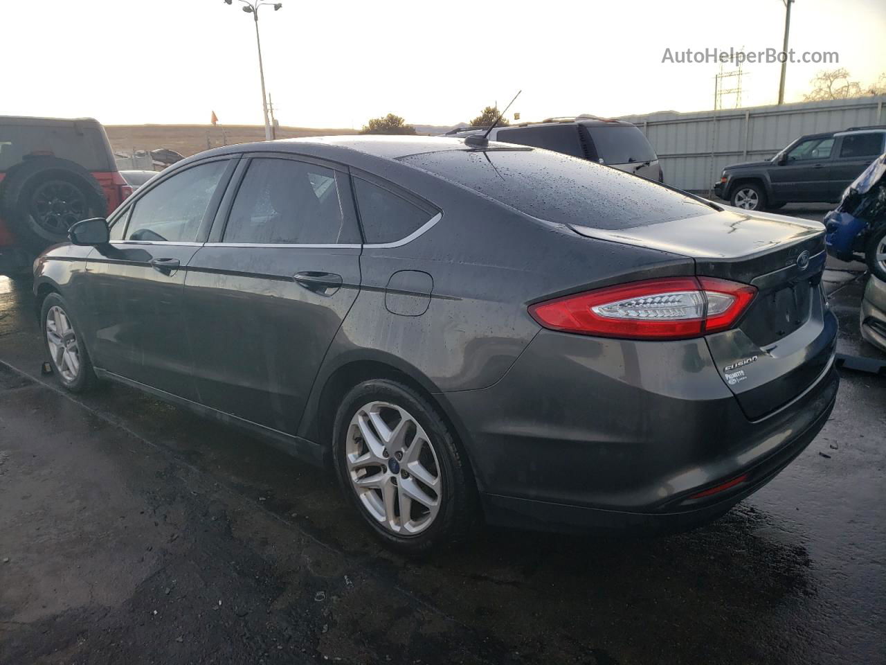 2015 Ford Fusion Se Серый vin: 3FA6P0H75FR300638