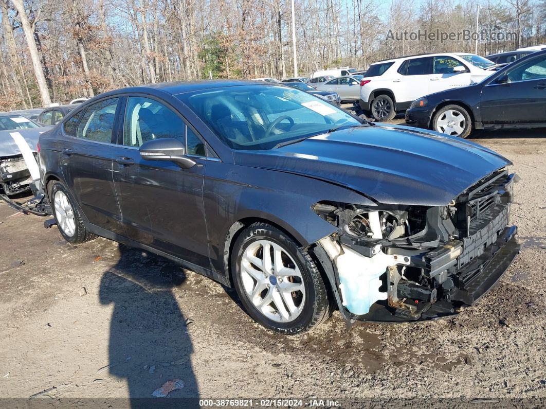 2016 Ford Fusion Se Gray vin: 3FA6P0H75GR103681