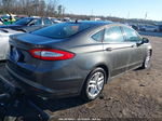 2016 Ford Fusion Se Gray vin: 3FA6P0H75GR103681