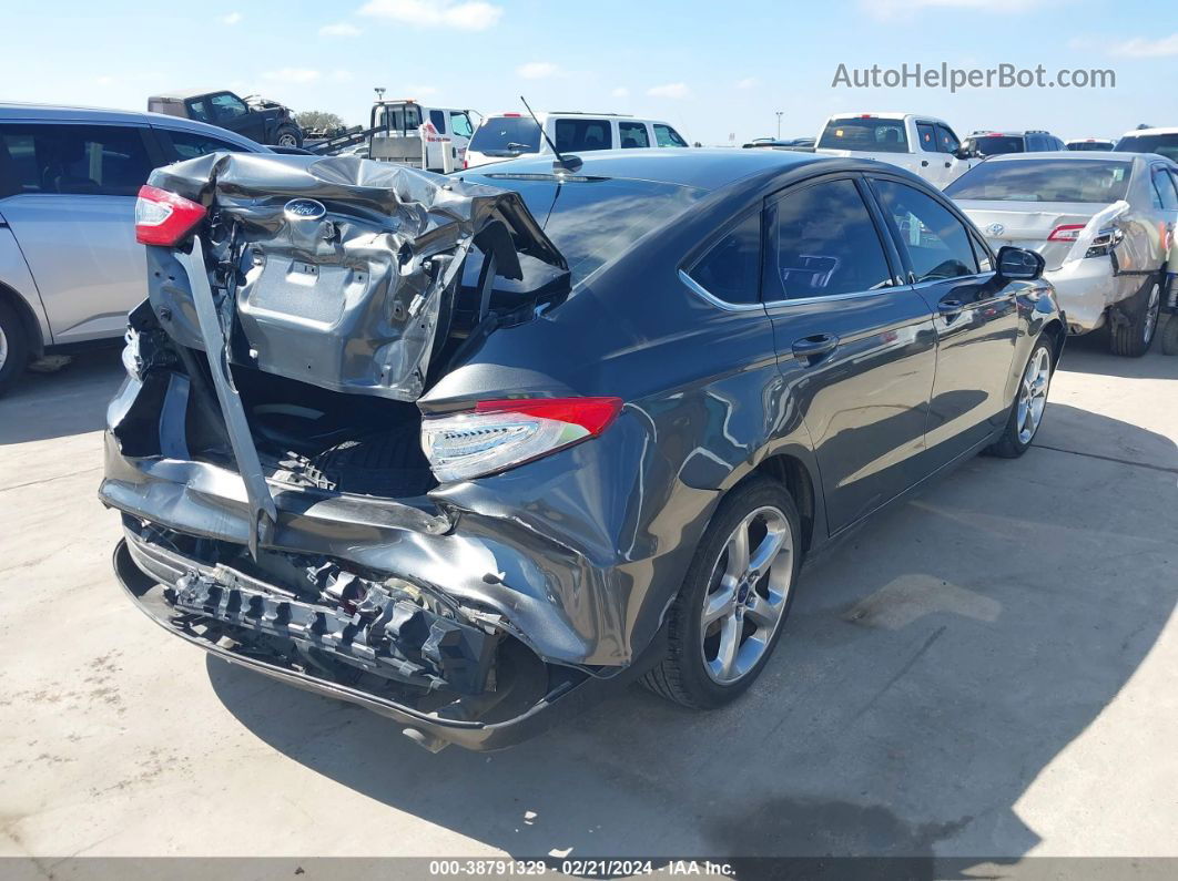 2016 Ford Fusion Se Серый vin: 3FA6P0H75GR132744