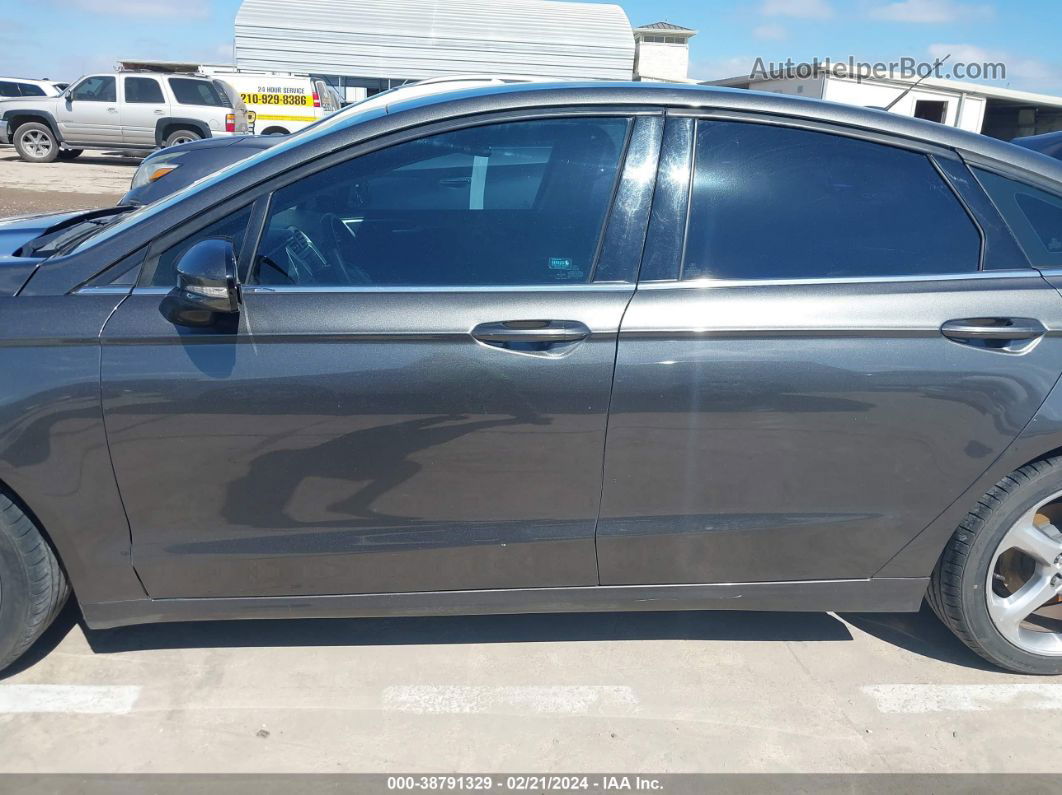 2016 Ford Fusion Se Gray vin: 3FA6P0H75GR132744