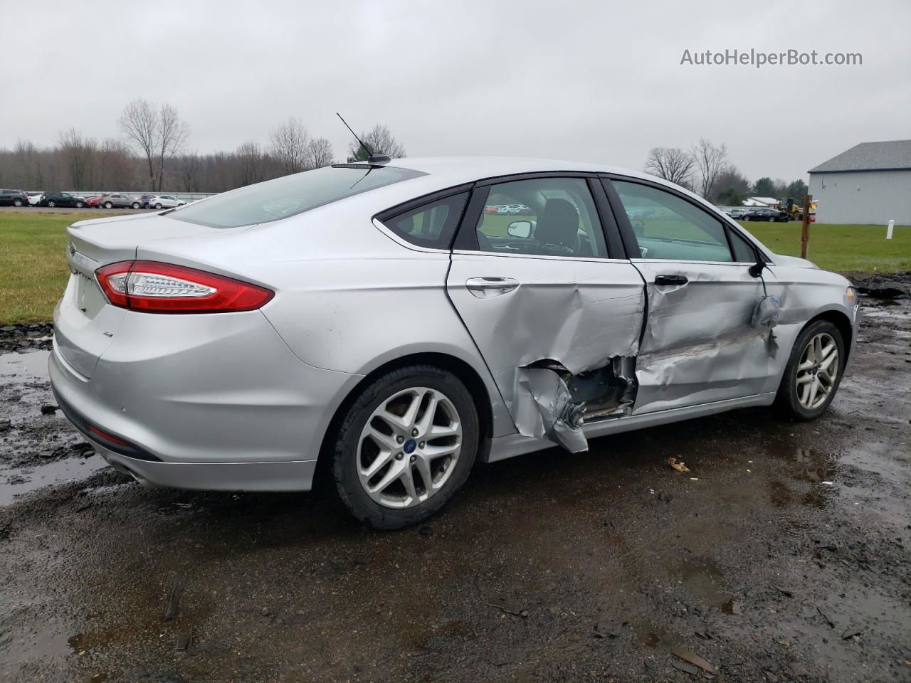 2016 Ford Fusion Se Silver vin: 3FA6P0H75GR160687