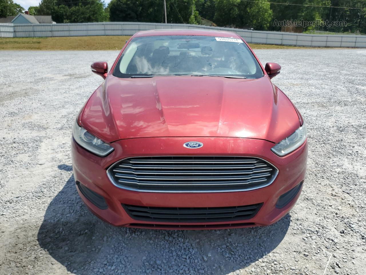 2016 Ford Fusion Se Burgundy vin: 3FA6P0H75GR189428