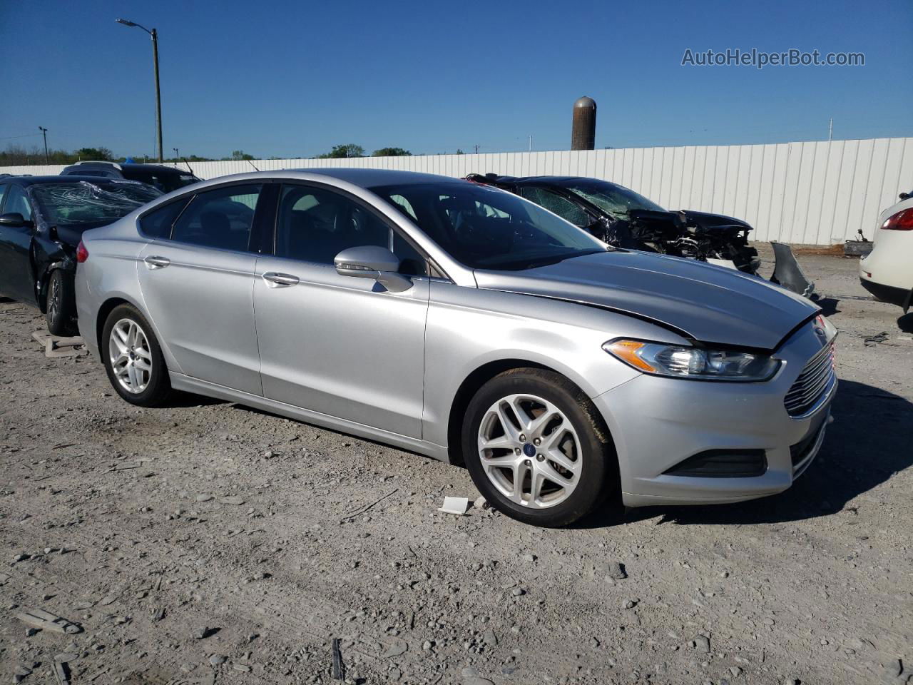 2016 Ford Fusion Se Silver vin: 3FA6P0H75GR269487