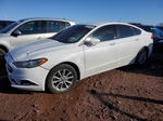 2017 Ford Fusion Se White vin: 3FA6P0H75HR286436