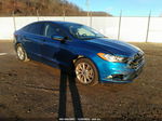 2017 Ford Fusion Se Blue vin: 3FA6P0H75HR390649