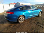 2017 Ford Fusion Se Blue vin: 3FA6P0H75HR390649