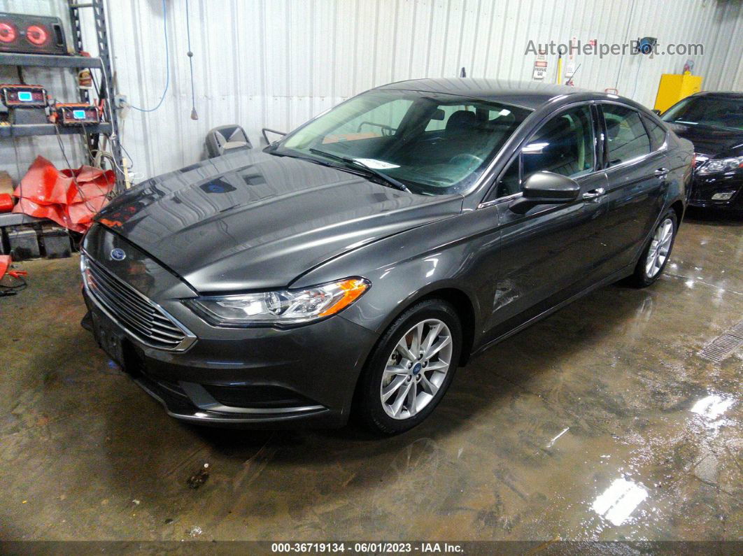 2017 Ford Fusion Se Серый vin: 3FA6P0H75HR396029