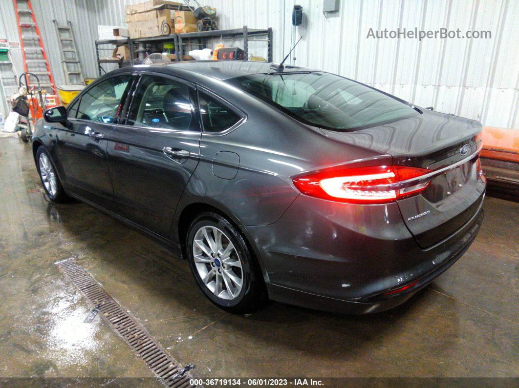 2017 Ford Fusion Se Серый vin: 3FA6P0H75HR396029