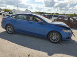 2017 Ford Fusion Se Blue vin: 3FA6P0H75HR412679